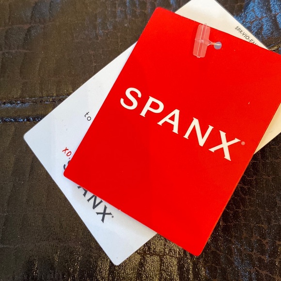 NWT SPANX Faux Leather Croc Leggings - S - Picture 5 of 9